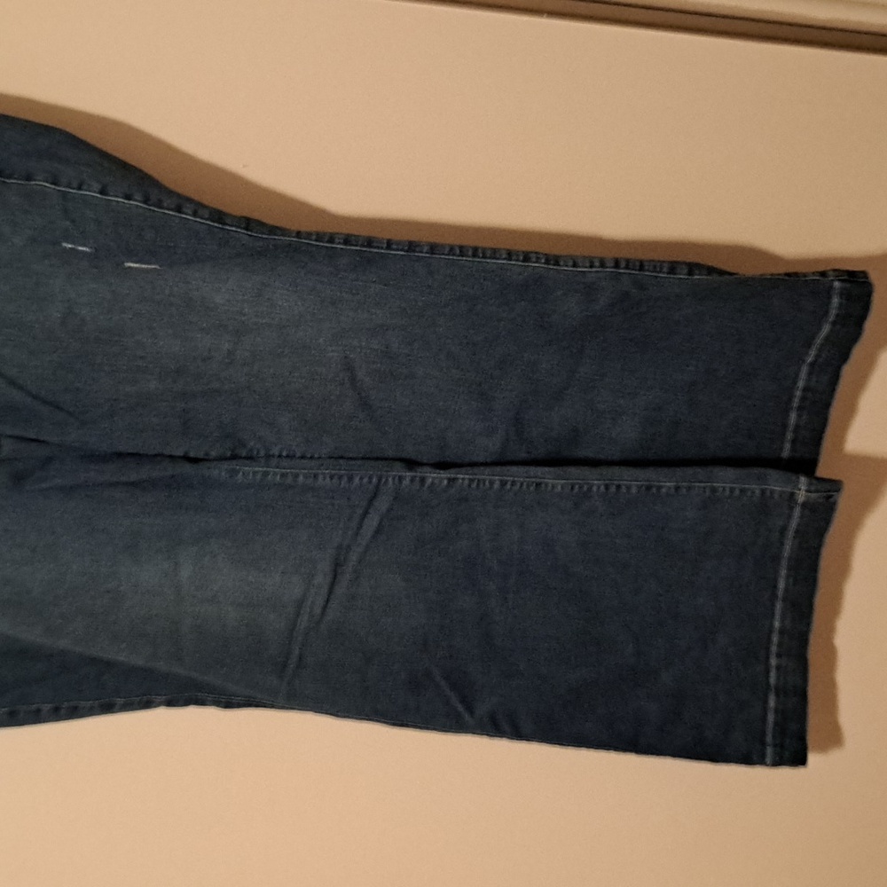 Torrid Dark Blue Distressed Jeans.  Size 24T. - Picture 5 of 9